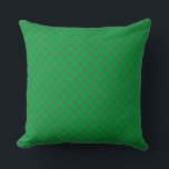 Diamond Shaped Red Heart & Line Art Kissen<br><div class="desc">This design feature bright red hearts almost connected by diagonal red lines making a diamond shape, or a square rotated 45 degrees. Einfach yet bold pattern and theme that doesn't scream romance from the highest mountain, perfektly akzeptas as a gift to friends and family as well as in the workplace....</div>