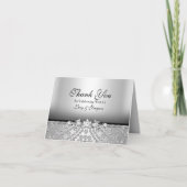 Diamond Silver & Black Danke Card (Vorderseite)