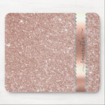 Diamond Silver Glitzer Name Monogram Mouse Pad Mousepad<br><div class="desc">Dieses Design enthält keinen Glitzer oder keine Sequenzen. Es kann in dem Bereich personalisiert sein, der durch das Ändern des Fotos und/oder Textes zur Verfügung gestellt wird. Sie können auch angepasst werden, indem Sie auf Vorlage personalisieren klicken und dann auf die Schaltfläche klicken, um weitere Optionen anzupassen, um die Hintergrundfarbe...</div>