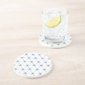 Diamond Snowflake Pattern Getränkeuntersetzer (Seite)