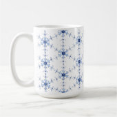 Diamond Snowflake Pattern Kaffeetasse (Links)