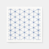 Diamond Snowflake Pattern Serviette (Vorderseite)