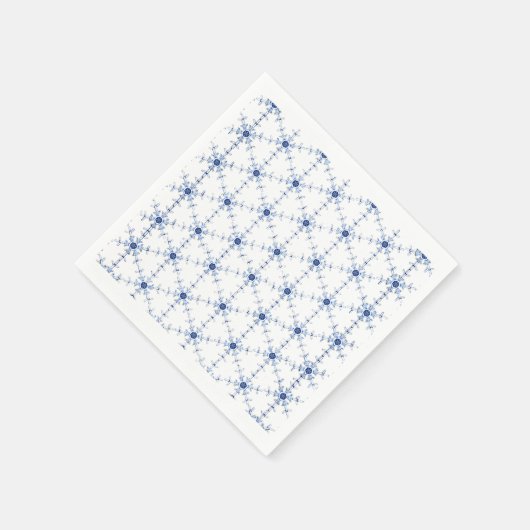 Diamond Snowflake Pattern Serviette (Ecke)