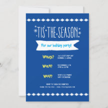 Diamond Snowflake Whoville Urlaub Einladung