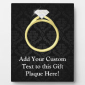 Diamond Solitaire Ring Fotoplatte (Vorderseite)