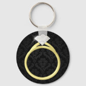 Diamond Solitaire Ring Schlüsselanhänger (Vorderseite)