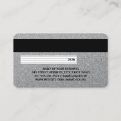 Diamond Sparkle | Glitterie | Kreditkarte Visitenkarte (Rückseite)