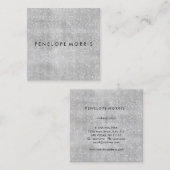 Diamond Sparkle Glitzer Beauty Stylist Quadratische Visitenkarte (Vorne/Hinten)