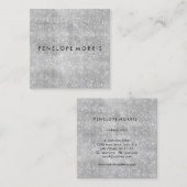 Diamond Sparkle Glitzer Beauty Stylist Quadratische Visitenkarte (Vorne/Hinten)