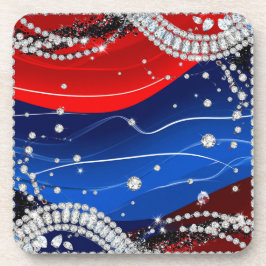 Diamond Sparkle Luxury Background Getränkeuntersetzer