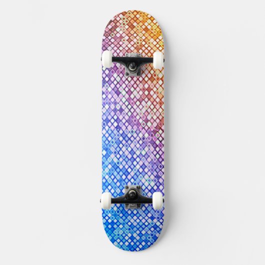 Diamond Sparkle Ombre Skateboard (Vorderseite)