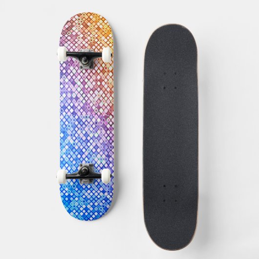 Diamond Sparkle Ombre Skateboard (Vorderseite)
