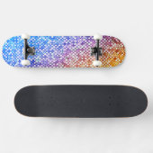 Diamond Sparkle Ombre Skateboard (Horizontal)