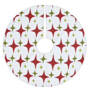 Diamond Stars Polyester Weihnachtsbaumdecke