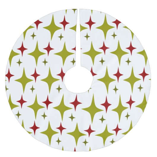 Diamond Stars Polyester Weihnachtsbaumdecke (Vorderseite)