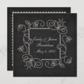 Diamond Studded Vow Renewal Einladung (Vorne/Hinten)