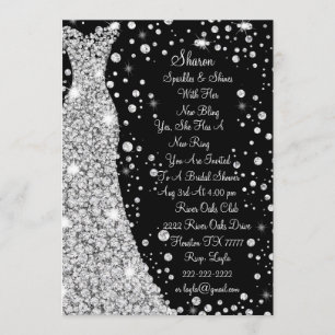 Diamond Studding Wedding Kleid Bridal Einladung
