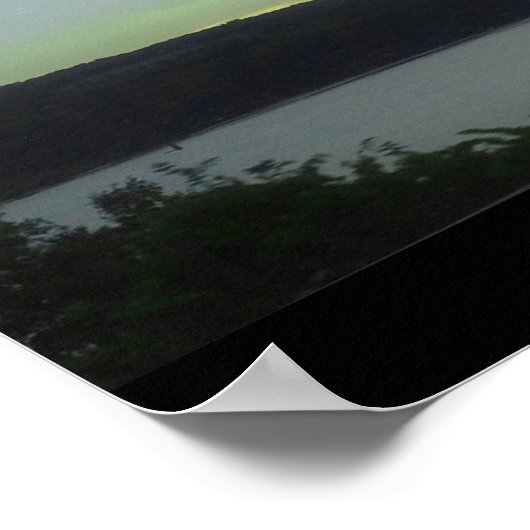 DIAMOND SUNSET Poster (Ecke)