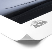 Diamond Sunset Silhouette Gallery Poster (Ecke)