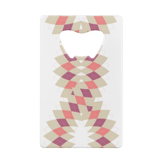 Diamond-Swirl-Muster Geldbeutel Flaschenöffner (Rückseite)