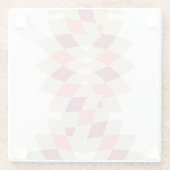 Diamond-Swirl-Muster Glasuntersetzer (Rückseite)