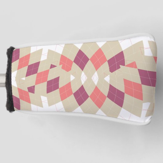 Diamond-Swirl-Muster Golf Headcover (Vorderseite)