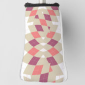 Diamond-Swirl-Muster Golf Headcover (Rotieren 90)