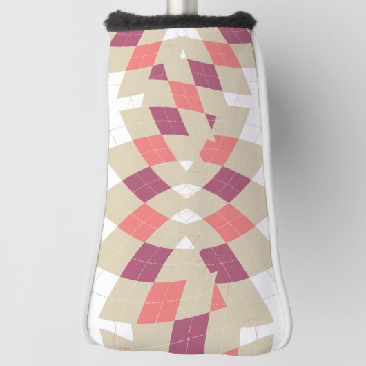 Diamond-Swirl-Muster Golf Headcover (Rotieren 90)