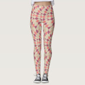 Diamond-Swirl-Muster Leggings (Vorderseite)