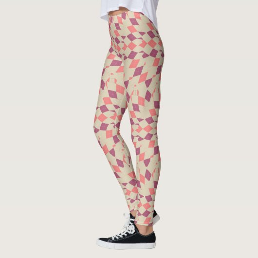 Diamond-Swirl-Muster Leggings (Links)