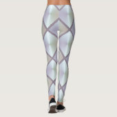 Diamond Tile Muster Iridescent Leggings (Rückseite)