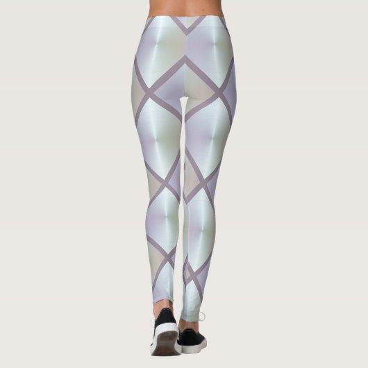 Diamond Tile Muster Iridescent Leggings (Rückseite)