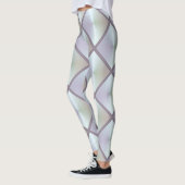 Diamond Tile Muster Iridescent Leggings (Links)