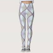 Diamond Tile Muster Iridescent Leggings (Vorderseite)