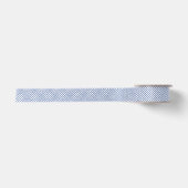 Diamond Trellis True Blue - Weiß Satinband (Vorderseite)