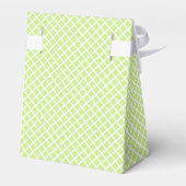 Diamond Trellis White - Frühlingsgrün Geschenkschachtel (Rückseite)
