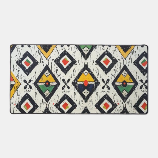 Diamond Tribal Print Schreibtischunterlage (Vorderseite)
