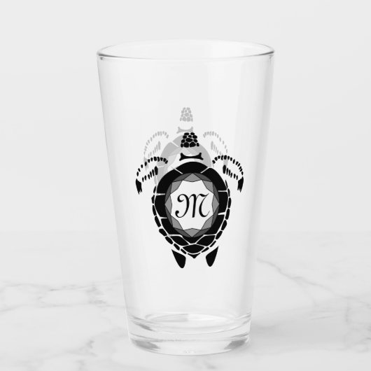 Diamond Turtle Shellback Monogram Glas (Vorderseite)