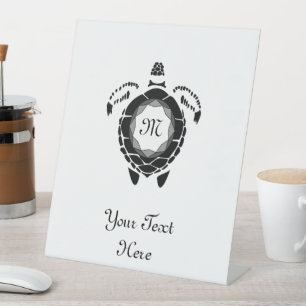 Diamond Turtle Shellback Monogram Sockelschild