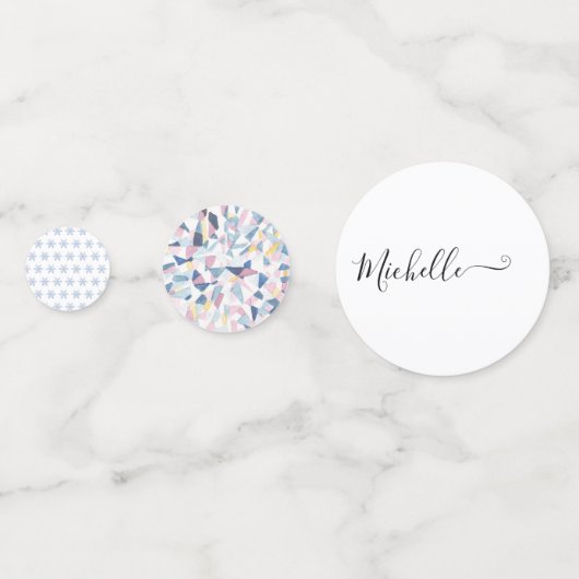 Diamond und Pearl Konfetti (Vorderseiten)