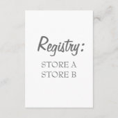 Diamond Verlobung Ring Wedding Brautparty Begleitkarte (Rückseite)