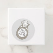 Diamond Verlobung Ring Wedding Brautparty Geschenkanhänger (Beispiel)