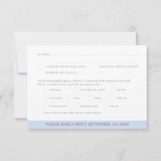 Diamond Wedding Anniversary Aquarellmalerei RS RSVP Karte (Rückseite)