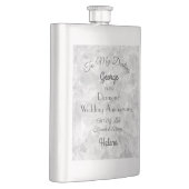 Diamond Wedding Anniversary Classic Flasche Flachmann (Rechts)