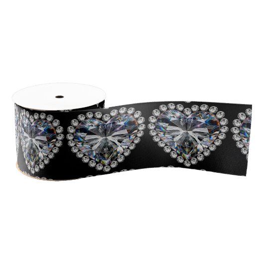 Diamond Wedding Anniversary Ribbon Ripsband (Spule)