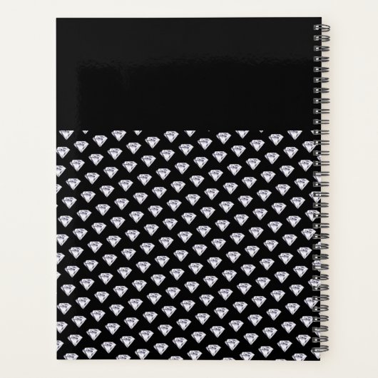 Diamond Wedding Brautparty Mutter des Grooms Planer (Rückseite)