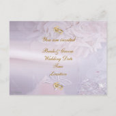 Diamond Wedding Einladung Postcard (Rückseite)