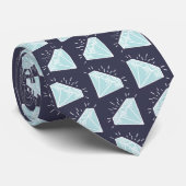 Diamond Wedding Jubiläum 60 Jahre Krawatte (Gerollt)