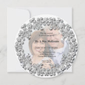 Diamond Wedding Jubiläum Einladung (Vorderseite)