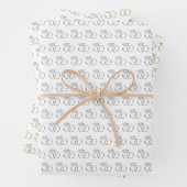 Diamond Wedding Rings Geschenkpapier Set (Beispiel)